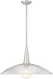 Z-Lite 3051P24-BN Lunelle Contemporary Brushed Nickel 24" Lighting Pendant