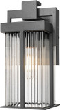 Z-Lite 5031S-BK Fortis Modern Sand Black 13" Outdoor Wall Lighting Fixture