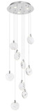 Elegant Lighting 1012D20C-01CR Avery Modern Crystal Chrome LED Multi Drop Lighting