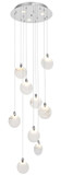 Elegant Lighting 1012D20C-11ST Avery Modern Chrome LED Multi Drop Lighting