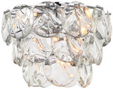 Elegant Lighting 1010F20C-01CR Charlotte Contemporary Crystal Chrome 20" Overhead Lighting