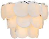 Elegant Lighting 1010F20C-11ST Charlotte Contemporary Crystal Chrome 20" Ceiling Lighting