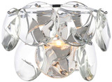 Elegant Lighting 1010W16C-01CR Charlotte Contemporary Crystal Chrome Sconce Lighting