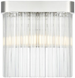 Elegant Lighting 1070W9C Harlow Contemporary Chrome Wall Lighting Fixture