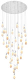 Elegant Lighting 1013G48C-22ST Amora Modern Crystal Chrome LED Multi Pendant Lamp