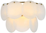 Elegant Lighting 1010W16SG-11ST Charlotte Modern Crystal Satin Gold Wall Light Sconce