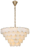 Elegant Lighting 1010G36SG-11ST Charlotte Modern Satin Gold 36.5" Lighting Pendant