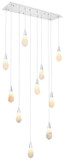 Elegant Lighting 1013D42C-22ST Amora Contemporary Crystal Chrome LED Multi Hanging Light Fixture