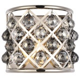Elegant Lighting 1214W11PN-SS/RC Madison Modern Crystal Polished Nickel Wall Light Sconce