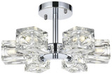 Elegant Lighting LD920F14C Lyra Contemporary Chrome Home Ceiling Lighting