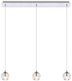 Elegant Lighting 3505D28C Eren Contemporary Crystal Chrome Multi Drop Lighting