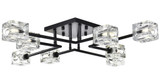 Elegant Lighting LD920F32BK Lyra Modern Black Home Ceiling Lighting
