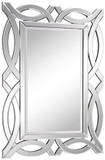 Elegant Lighting MR-3347 Modern Contemporary Clear Wall Mounted Mirror