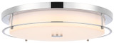 Elegant Lighting LD304F20C Kolson Contemporary Chrome LED 20" Flush Mount Lighting