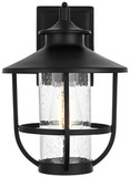 Elegant Lighting OD314W13BK Janney Nautical Black 12.5" Outdoor Lighting Sconce