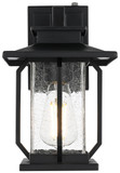 Elegant Lighting OD304W12BK Salem Craftsman Black Exterior Wall Lighting