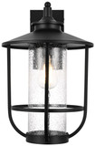 Elegant Lighting OD314W17BK Janney Nautical Black 17" Outdoor Wall Sconce Lighting