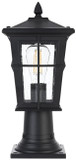 Elegant Lighting OD337P16BK Bodine Black Outdoor Post Light Fixture