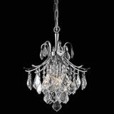 Elegant Lighting LD8100D12C Amelia Crystal Chrome 12" Pendant Lamp