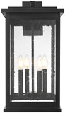 Elegant Lighting OD350W22BK Ringgold Black 22" Exterior Wall Lamp