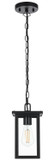 Elegant Lighting OD324H11BK Venango Contemporary Black 6" Exterior Pendant Lighting