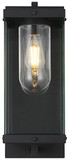 Elegant Lighting OD409W21BK Keaton Modern Black 21" Outdoor Wall Sconce Light