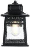 Elegant Lighting OD352W12BK Bambrey Craftsman Black Outdoor Wall Lighting Sconce