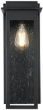 Elegant Lighting OD362W19BK Dunton Contemporary Black 18.5" Exterior Lighting Sconce