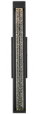 Elegant Lighting OD604W32BK Amaris Contemporary Black LED 32" Outdoor Lamp Sconce