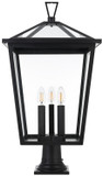 Elegant Lighting OD334P28BK Oxford Black Exterior Lighting Post Light