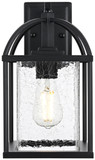 Elegant Lighting OD343W14BK Gratz Contemporary Black Outdoor Wall Lighting Sconce