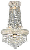 Elegant Lighting V1800W12SC/RC Primo Crystal Chrome Wall Light Sconce