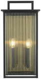 Elegant Lighting OD513W23BK Kannon Modern Black 23" Exterior Light Sconce