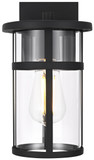 Elegant Lighting OD406W11BK Henrik Modern Black Exterior Lamp Sconce