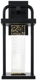 Elegant Lighting OD602W15BK Uriah Modern Black LED Outdoor Lighting Wall Sconce