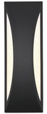 Elegant Lighting OD407W14BK Zayn Contemporary Black LED Outdoor Lighting Sconce
