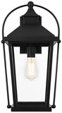 Elegant Lighting OD605W20BK Luz Black 20" Outdoor Wall Sconce Lighting