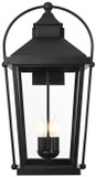 Elegant Lighting OD605W24BK Luz Black 24" Exterior Wall Lighting