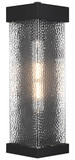 Elegant Lighting OD370W16BK Swain Modern Black 16" Outdoor Lighting Wall Sconce