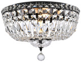 Elegant Lighting V2528F16BK/RC Tranquil Crystal Black 16" Home Ceiling Lighting