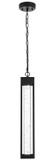 Elegant Lighting OD604H23BK Amaris Modern Black LED Outdoor Pendant Lamp