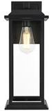 Elegant Lighting OD611W17BK Araceli Contemporary Black 17" Exterior Wall Lamp
