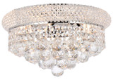Elegant Lighting V1800F14C/RC Primo Crystal Chrome 14" Ceiling Light Fixture