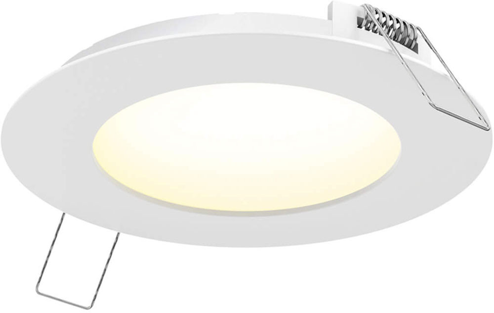 DALS Lighting 5006-CC-BK Modern Black LED CCT 5 Inch Round Down ...