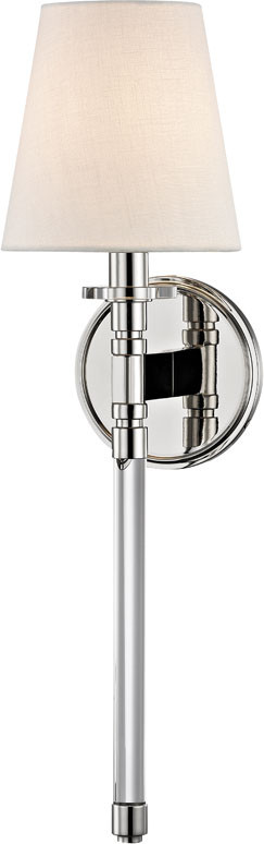 Hudson Valley 5410-PN Blixen Polished Nickel Wall Sconce Light - HUD