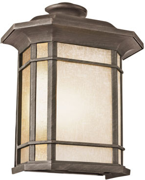 Trans Globe 5822-RT San Miguel Rust Exterior 11" Wall Sconce Lighting