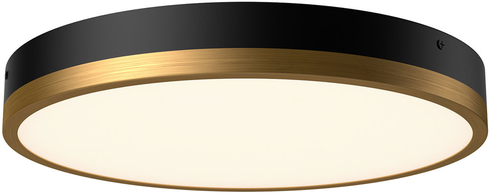 Alora Mood FM554211AGMB-5CCT Adelaide Modern Aged Gold / Matte Black ...