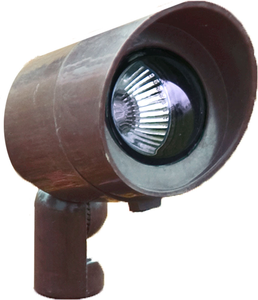Dabmar FG409-BZ Modern Bronze Halogen Line Voltage Exterior Fiberglass ...