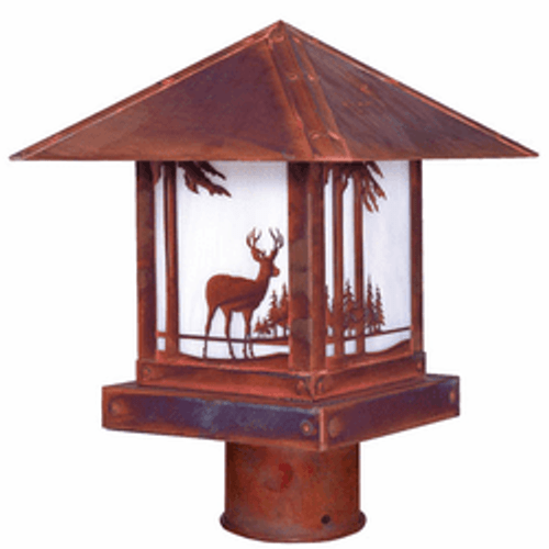 Rustic Outdoor Post Lights