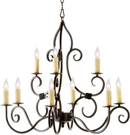 2nd Ave. 116294 Clayton Traditional Cajun Spice Hanging Chandelier